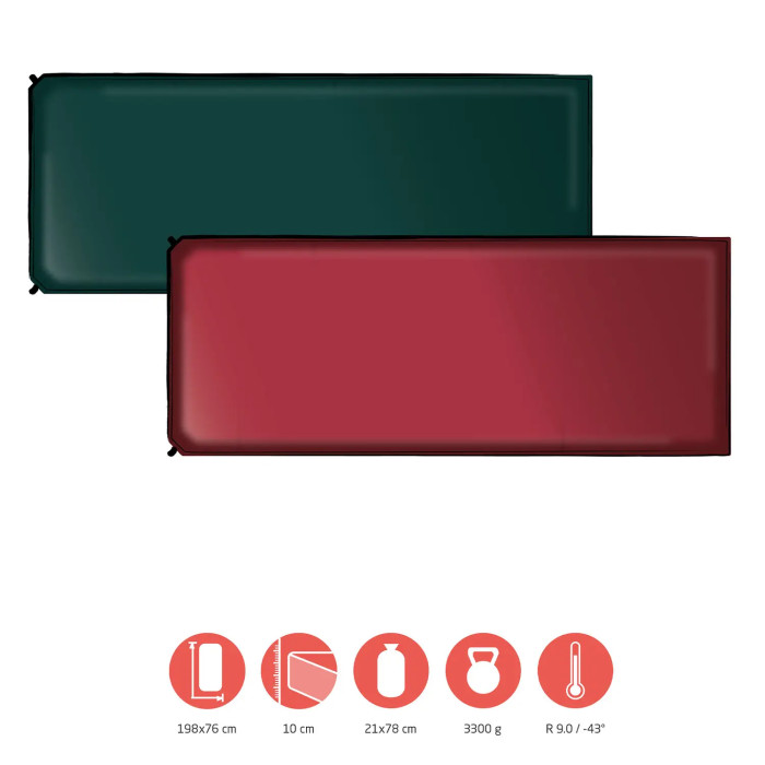 Коврик самонадувающийся Grand Canyon Hancock 10.0 XW Botanical Garden (350020)  