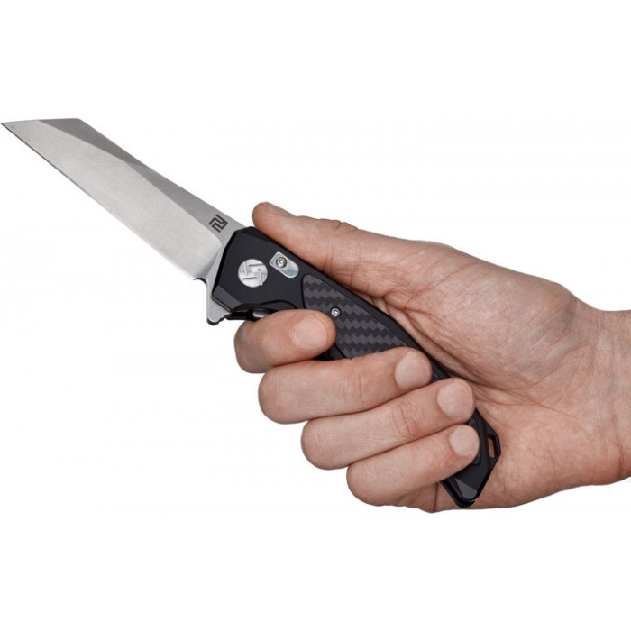 Нож Artisan Falcon SW, D2, Aluminium/CF  