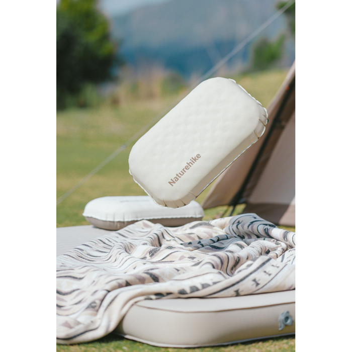 Подушка надувная ультралегкая Naturehike CNK2300DZ024, прямоугольная большая  