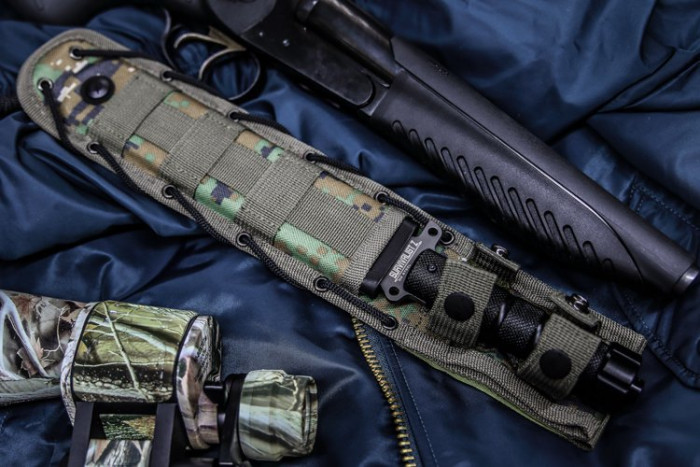 Нож Kizlyar Supreme Survivalist Z, сталь D2 Gray Titanium  