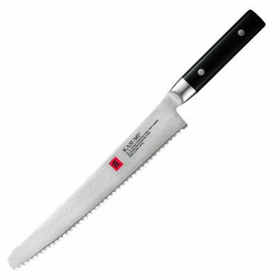 Нож кухонный Kasumi Damascus Bread Knife, 260 mm
