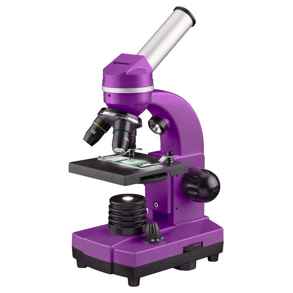 Микроскоп Bresser Biolux SEL 40x-1600x Purple (смартфон-адаптер) 