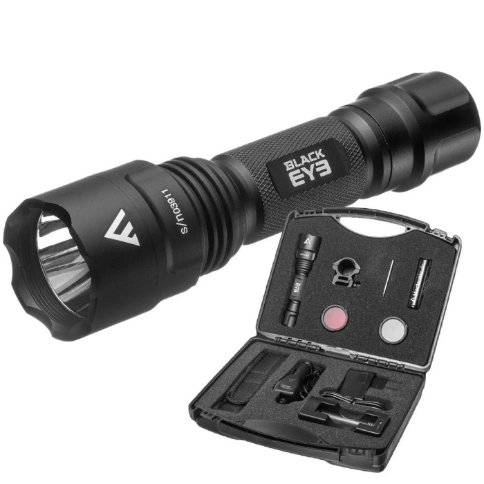 Фонарь тактический Mactronic Black Eye 650 (650 Lm) Recharge Type-C Gun Mount RGB Kit (L-MX532L-RC/SET3)  