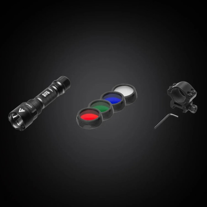 Фонарь тактический Mactronic Black Eye 650 (650 Lm) Recharge Type-C Gun Mount RGB Kit (L-MX532L-RC/SET3)  