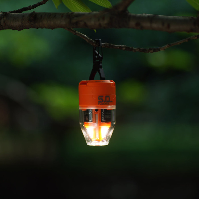 Насос-фонарь кемпинговый Flextail Max Pump 3, оранжевый  