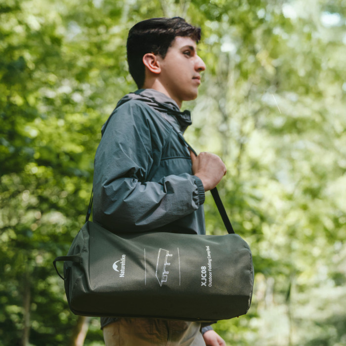 Кровать складная Naturehike XJC08 CNK2550WS020, полиэстер / алюминий, зеленый  