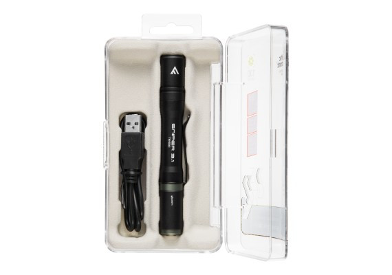 Фонарь тактический Mactronic Sniper 3.1 (130 Lm) USB Rechargeable Magnetic (THH0061)  