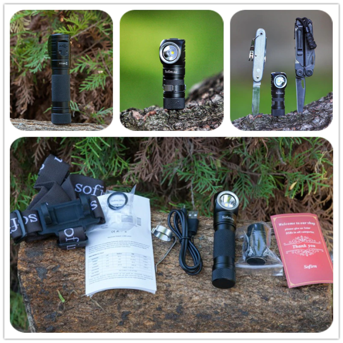 Фонарь налобний Sofirn SP40 CREE XPL 1200lm 1*18650 USB  
