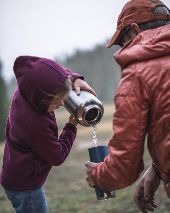 Термос Klean Kanteen Insulated TKWide Loop Cap 1900 мл Brushed Stainless  