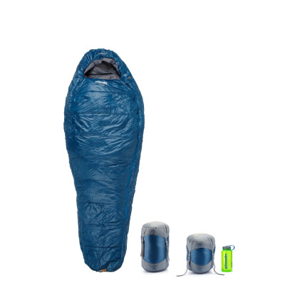 Спальный мешок Pinguin Topas (-1/-7°C), 175 см - Left Zip, Blue (PNG 231755) 2020