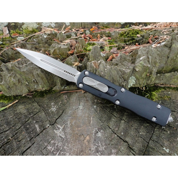 Нож автоматический Microtech Dirac Double Edge Stonewash (225-10)  