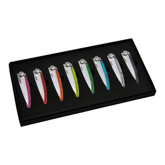 Набор 8 ножей Deejo Colors 27g 