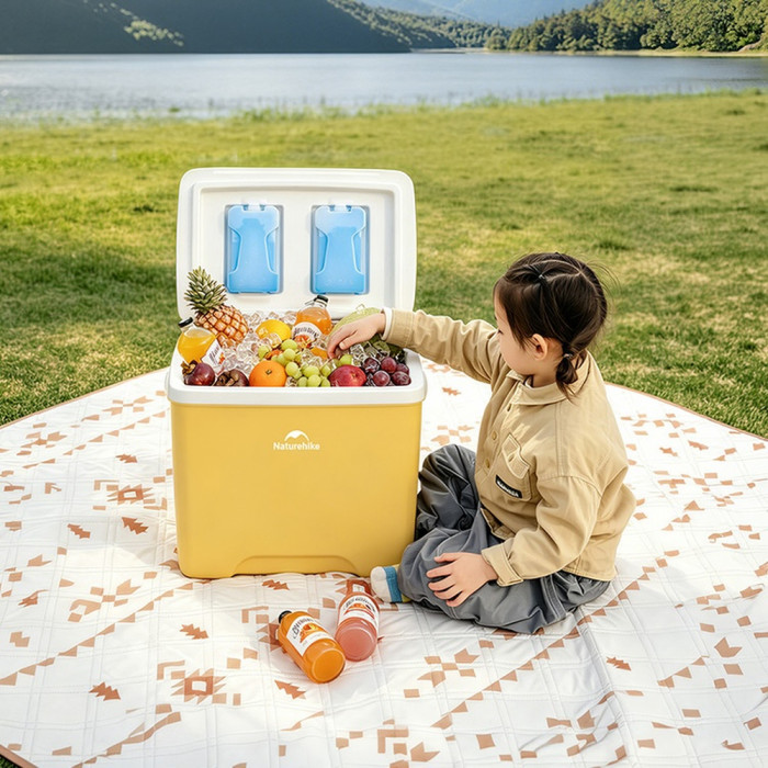 Туристический холодильник Naturehike Whales PU CNK2450CF012, 32 л, светло-коричневый  