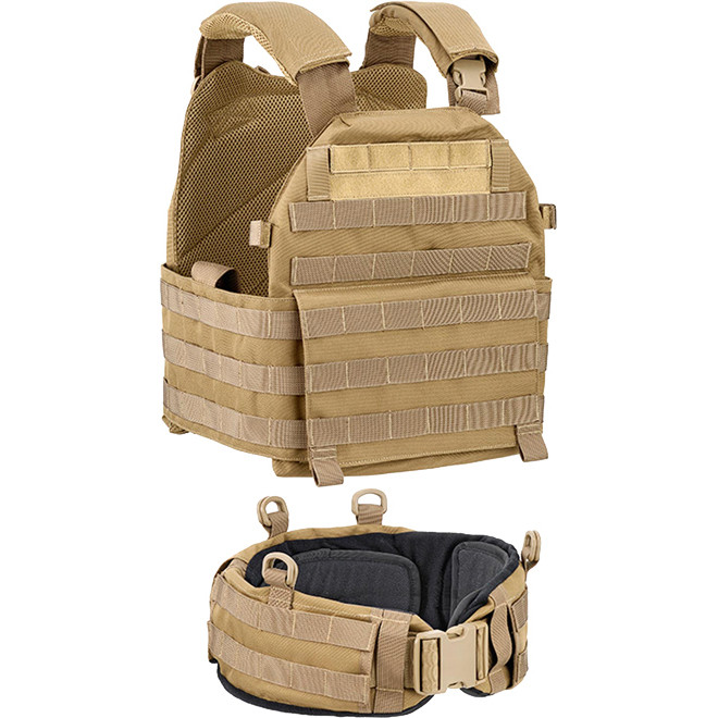 Жилет тактический Defcon 5 CARRIER WITH BELT, coyote tan 