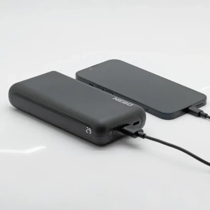 Повербанк Nebo 20K Powerbank w/Digital Display, 20 000 mAh (NB NEB-PBK-0029-G)  