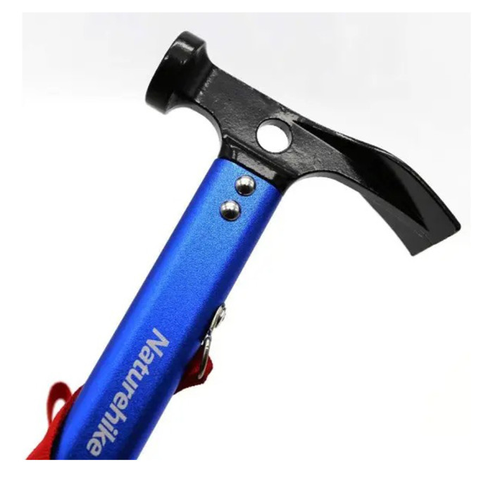 Кемпинговый молоток Naturehike NH15A010-I, алюминий, голубой  