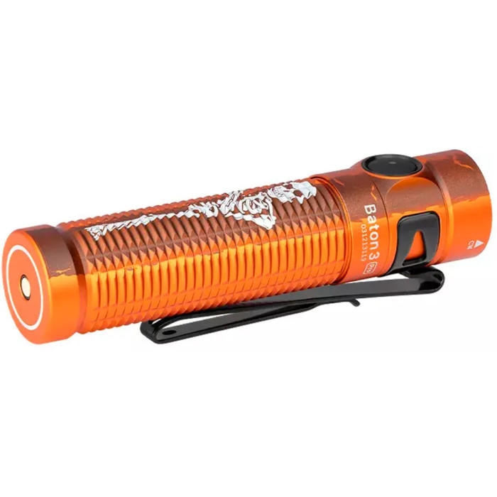Фонарь Olight Baton 3 Pro Orange Skeleton  