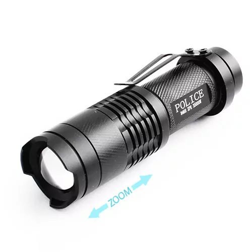 Фонарь Police 8468-XPE, 1xAA/1x14500, zoom 