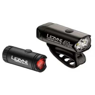 Комплект велофар Lezyne MICRO 450XL/MICRO PAIR черный 450/30 люменов Y10