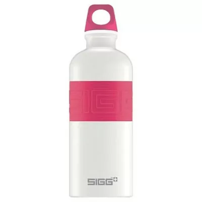 Бутылка для воды SIGG CYD Pure White Touch, 0.6 л (розовая)