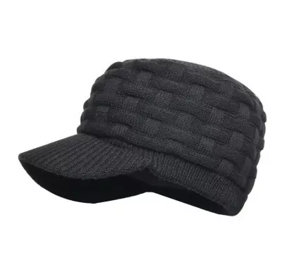 Водонепроницаемая шапка DexShell с козырьком Beanie Peaked DH393, черный  