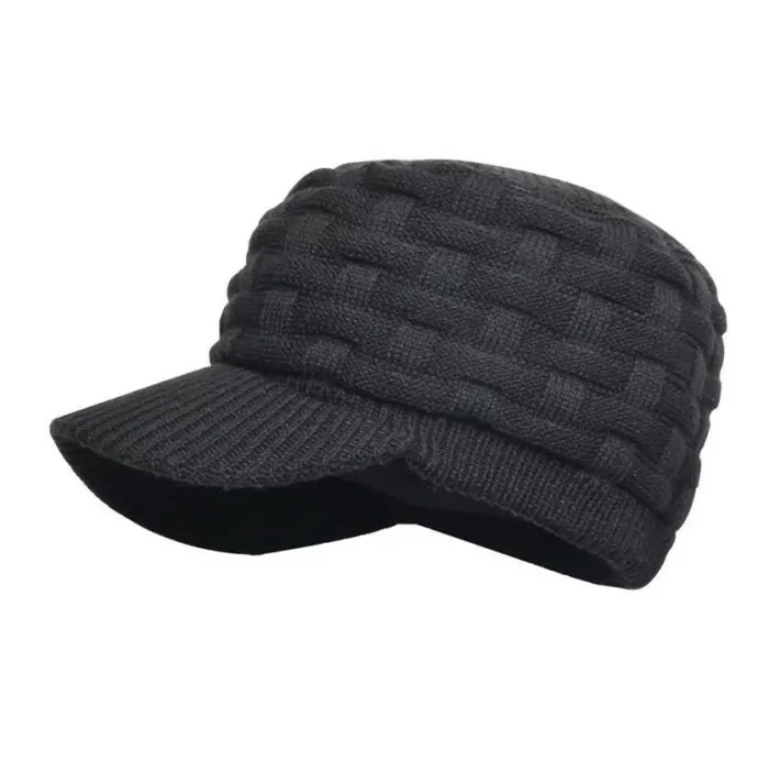 Водонепроницаемая шапка DexShell с козырьком Beanie Peaked DH393, черный  