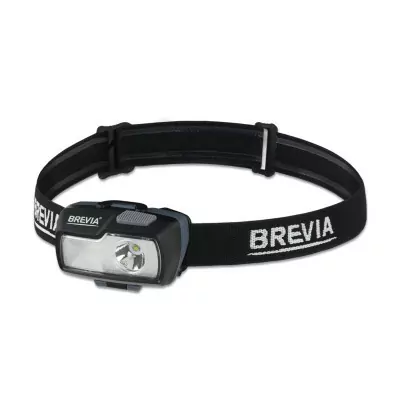 Фонарь налобный Brevia 470Lm, 4 режима, 2xAA, IP64