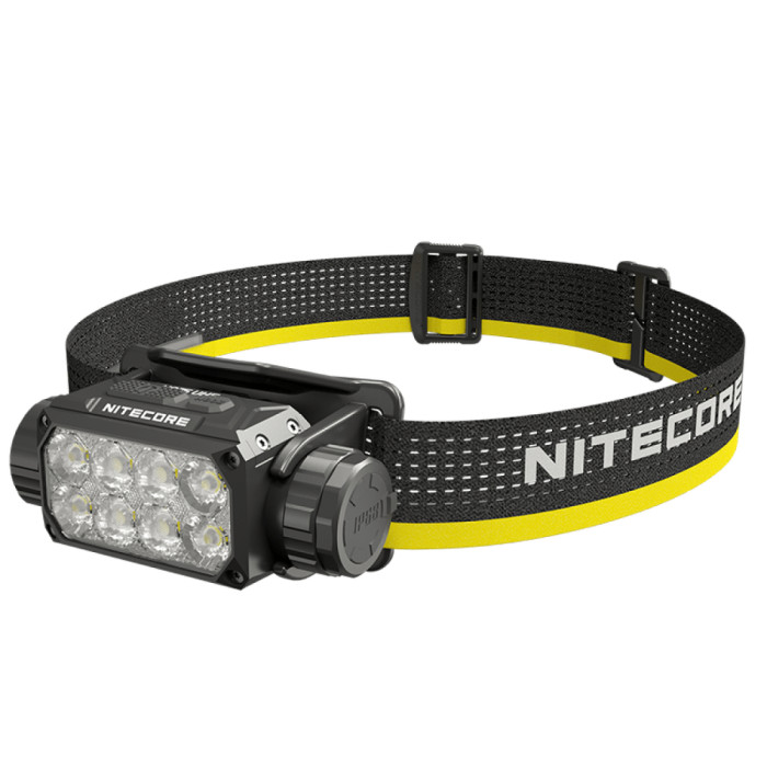 Фонарь налобный Nitecore HC75 UHE (8xNiteLab UHE LED, 3000 люмен, 10 режимов, 1x21700, USB-C)  