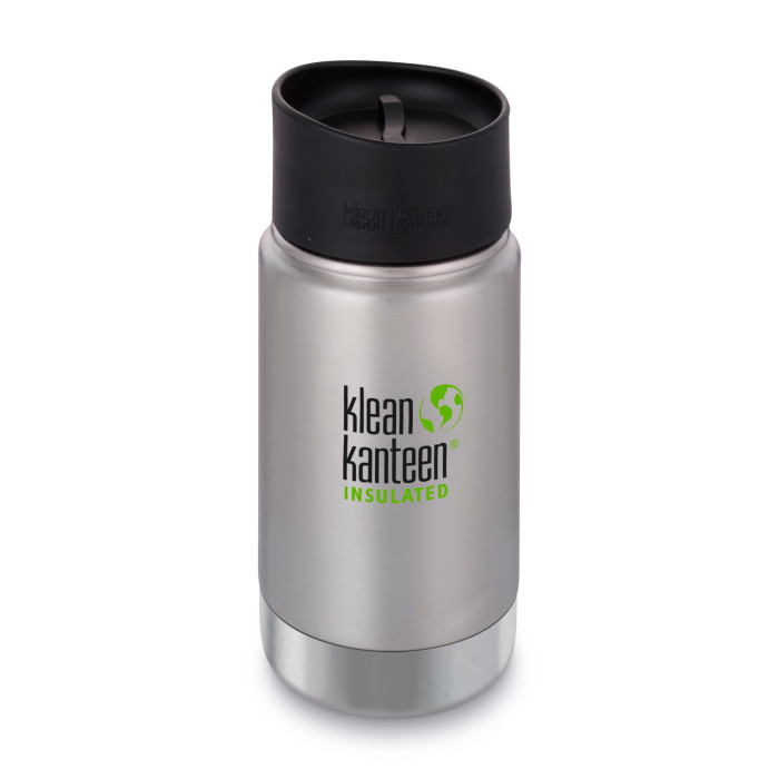 Термофляга Klean Kanteen Wide Vacuum Cafe Cap Brushed Stainless 355 мл 