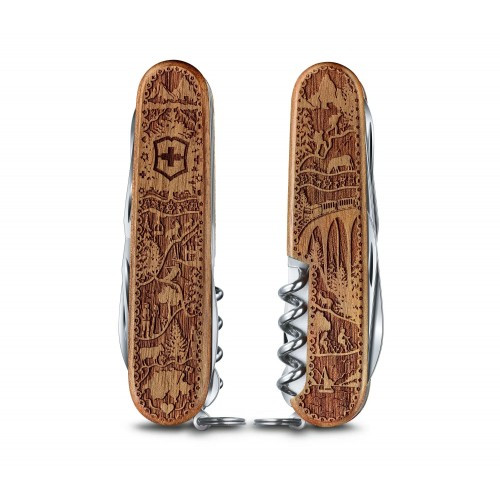 Нож брелок Victorinox Climber Wood Swiss Spirit Special Edition 2021  