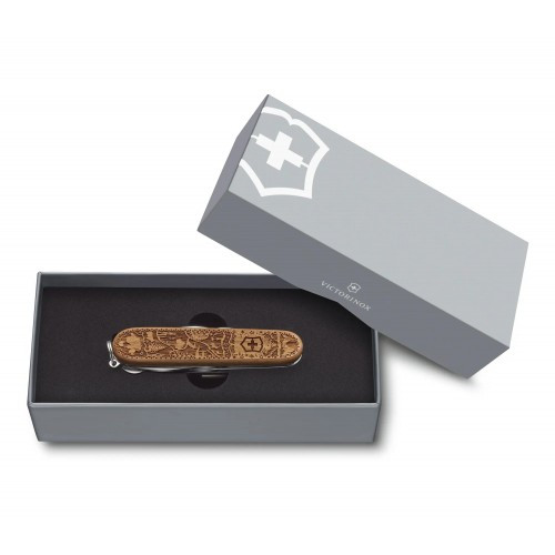 Нож брелок Victorinox Climber Wood Swiss Spirit Special Edition 2021  