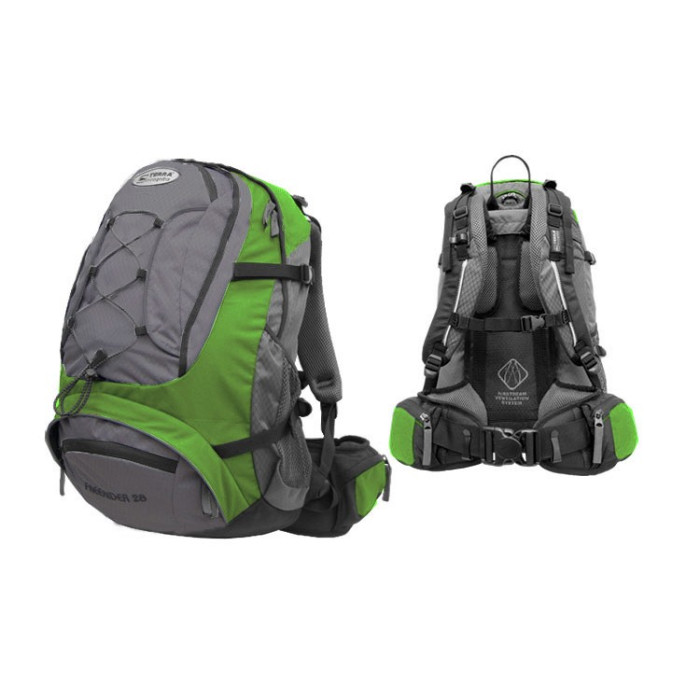 Рюкзак Terra Incognita Freerider 22 зеленый с серым  