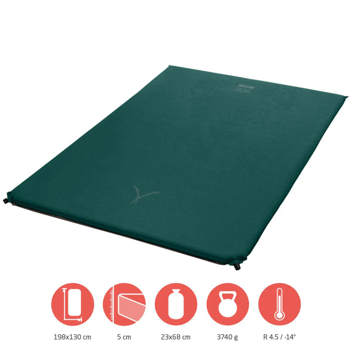 Коврик самонадувающийся Grand Canyon Hancock 5.0 Double Botanical Garden (350016)  