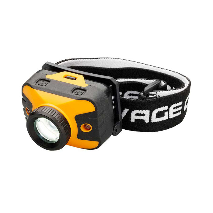 Фонарь налобный Savage Gear Headlamp UV/Zoom 5W/400Lumens 