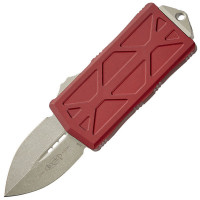 Нож Microtech Exocet Stonewash Apocalyptic merlot red (157-10APMR)