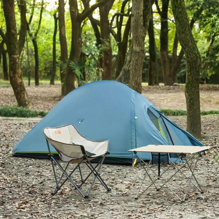 Кресло складное Naturehike NH20JJ022 600D Oxford Cotton / сталь, черный  