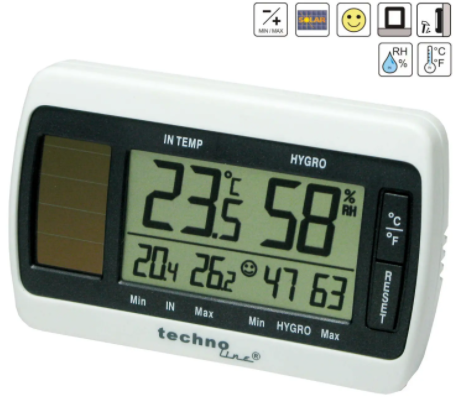 Термогигрометр Technoline WS7007 - белый/серый  