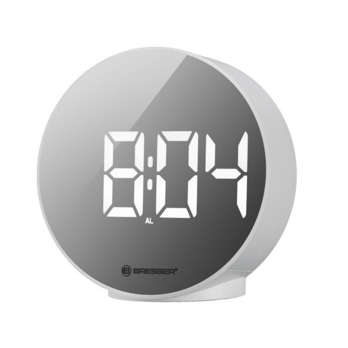 Часы настольные Bresser MyTime Echo FXR (8010071GYEWHI) 