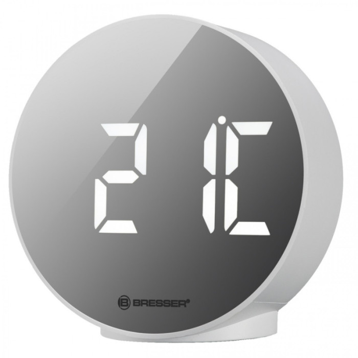 Часы настольные Bresser MyTime Echo FXR (8010071GYEWHI)  