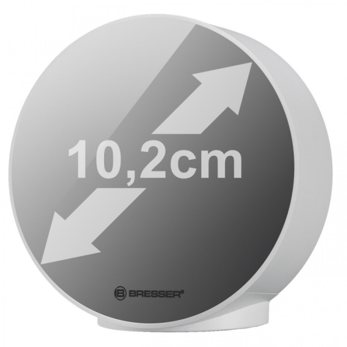 Часы настольные Bresser MyTime Echo FXR (8010071GYEWHI)  