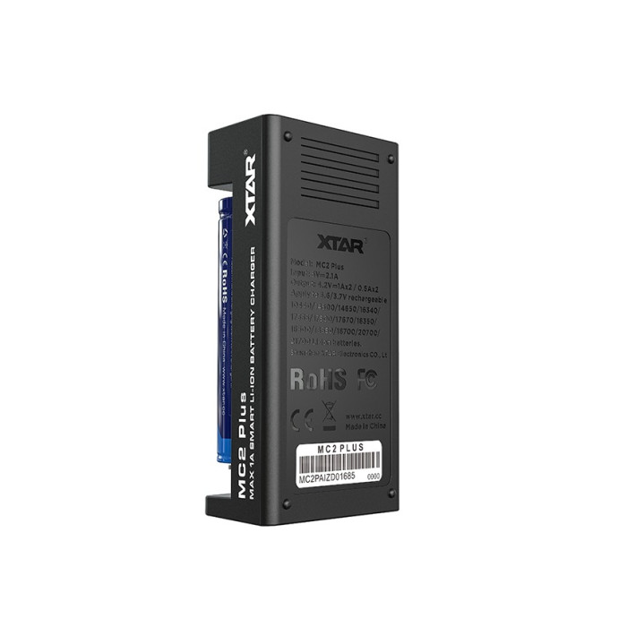 Зарядное устройство с ЖК-дисплеем XTAR MC2 Plus  