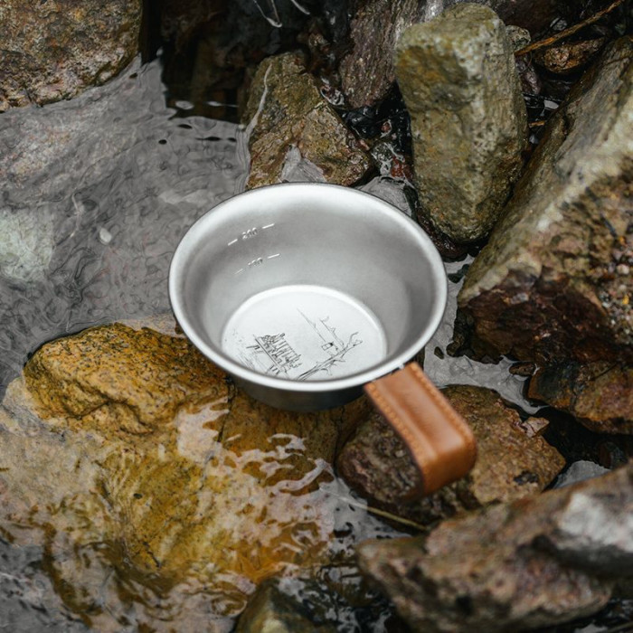 Ковш с деревянной ручкой Naturehike NH21SJ002, нержавеющая сталь  