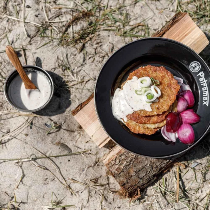 Набор мисок эмалированных Petromax Enamel Bowls 0,16 л Черный (2 шт)  