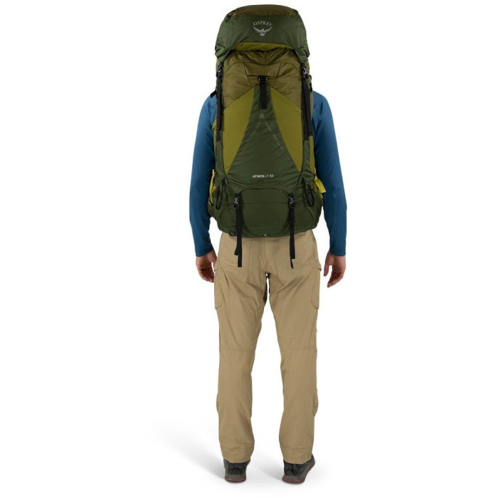 Рюкзак Osprey Atmos AG LT 50 scenic valley/green peppercorn - S/M - зеленый  
