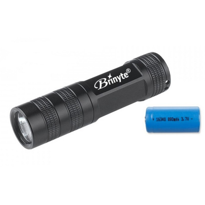 Карманный фонарик Brinyte M73 , серый,XM-L2 U4,330 люмен  