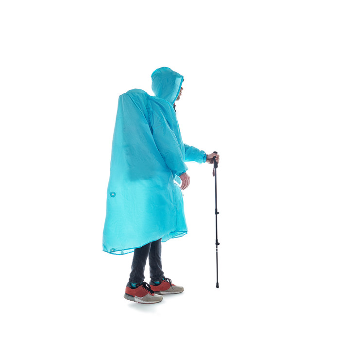 Плащ-дождевик 3F Ul Gear Poncho 210T голубой 
