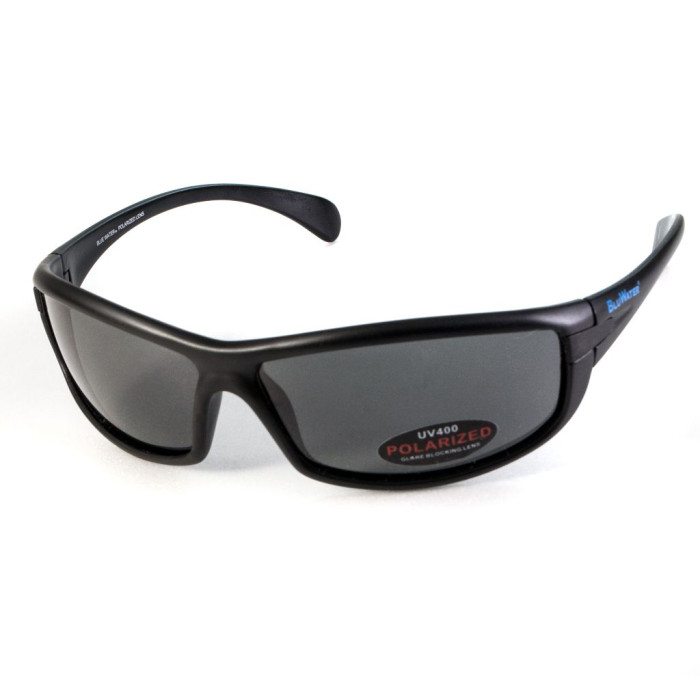 Очки BluWater Florida-4 Polarized (gray) черные 