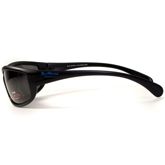 Очки BluWater Florida-4 Polarized (gray) черные  