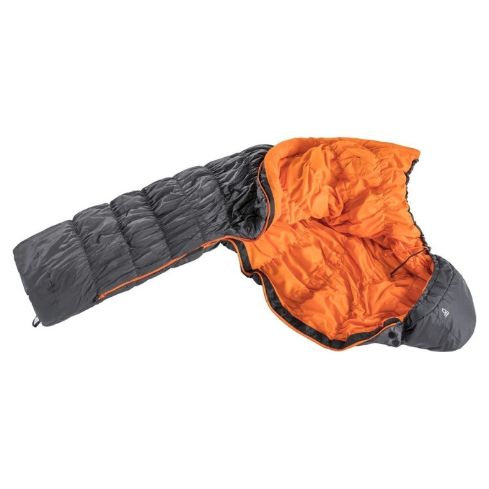 Спальник DEUTER Exosphere 0° SL цвет 4912 graphite-mango правый  