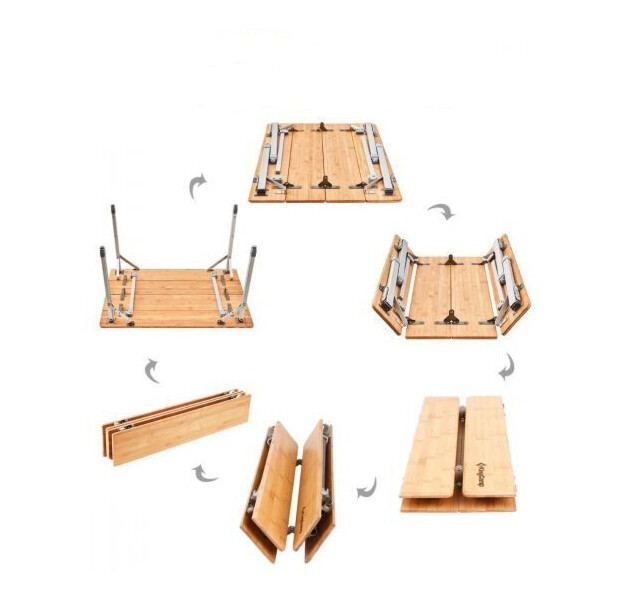 Складной стол KingCamp BAMBOO 6550 (KC2018) YELLOW  